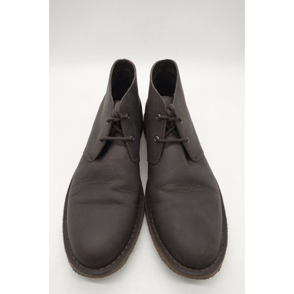 Ugg Energ Brown Leather Casual Lace Up Chukka Ankle Boots Shoes Men\'s 10.5 main image 8